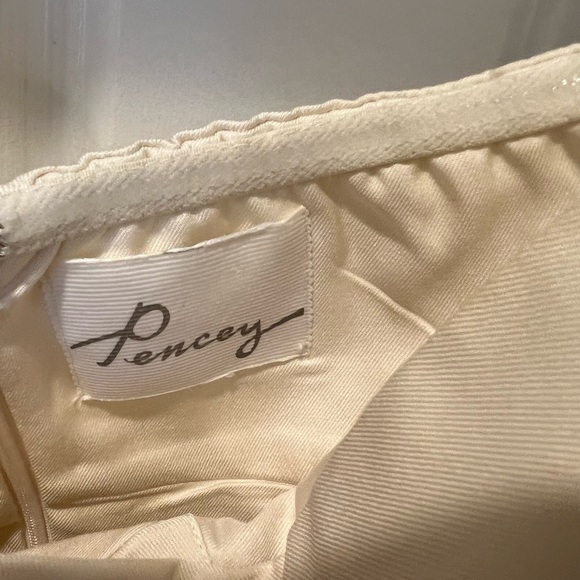 Intermix Pency White Mini Dress  / Size 4 / Pink & Blue Florals - Picture 4 of 7